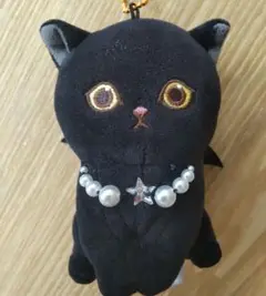希少 美品 モフサンド 使い魔 くろにゃん マスコット ぬいぐるみ