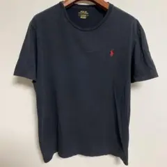 POLO RALPH LAUREN ブラック Tシャツ ロゴ刺繍 L