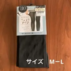 Atsugi アツギ　フェイクタイツ M-L ブラック 110デニール