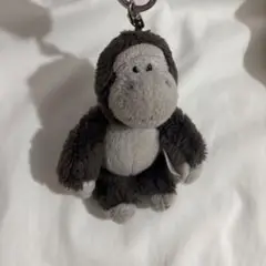 ゴリラ ぬいぐるみ キーホルダー 約10cm