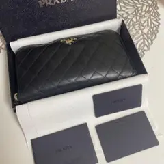 ぺんちゃん様専用 正規品 プラダ サフィアーノ キルティング 長財布