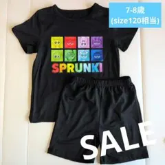 【新品】スプランキー 半袖Tシャツ セットアップ 黒 サイズ120