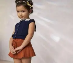 misha&puff スケポン　18-24m パプリカ