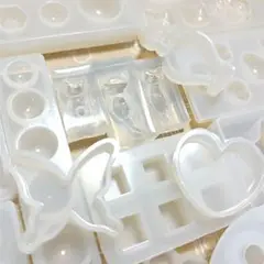 【中古】シリコンモールド色々18点セット