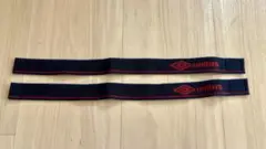 umbro ストラップセット ネイビー/レッド 37cm ２つセット