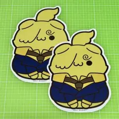 ワンピース　ニャンピース ステッカー MEGA CAT サンジ　２枚