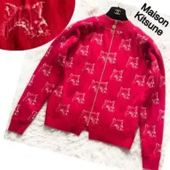 5 メゾンキツネ MaisonKitsune ウール カシミヤ ニットパーカーS
