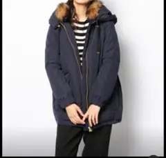 ランバンオンブルー コクーンシルエットダウンコート