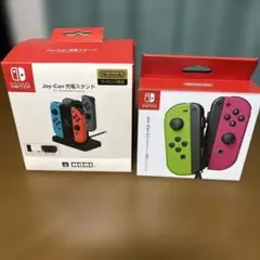 Joy-Con グリーン / ピンク+充電スタンド