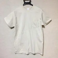 新品 GILDAN ギルダン 半袖Tシャツ ポケット付き サンドベージュ M