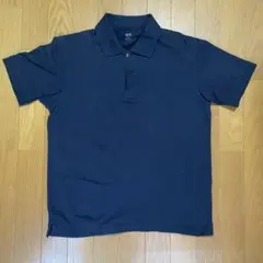 UNIQLO ポロシャツ 半袖 ドライカノコ Mサイズ　ネイビー