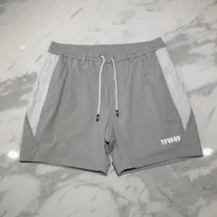 【新品・タグ付き】TFW49 メンズ ショートパンツ　グレー L 完売アイテム