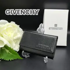 【新品未使用】GIVENCHY ジバンシー 6連 キーケース レザー ブラック