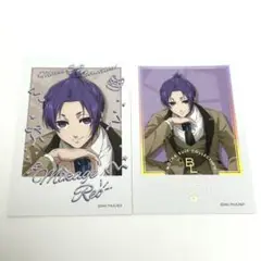 ブルーロック　ソフマップ　アニメガ 御影玲王 箔押しフォト風カード