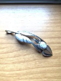 シルバー ネックレストップ ホワイトターコイズ