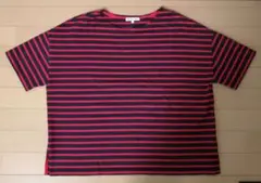 GLOBAL WORK ボーダー柄 Tシャツ Lサイズ