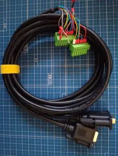 RS232Cケーブル2本(DB9 メス 片側バラ線)+UBSシリアル変換基板