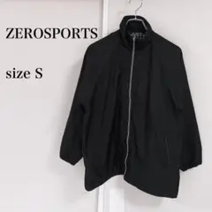 ZEROSPORTS ブラックジャケット 中わた裏起毛サイズS