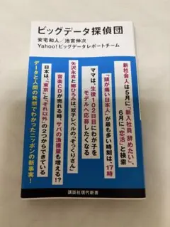 ビッグデータ探偵団　講談社現代新書
