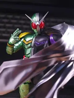 真骨彫　仮面ライダーWサイクロンスカル S.H.Figuarts（真骨彫製法） 仮面ライダーW サイクロンスカル
