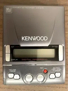 KENWOOD ポータブルMDレコーダー DMC-E7R KENWOOD DMC-E7R ケンウッド ポータブルMDプレーヤー 録音機能付