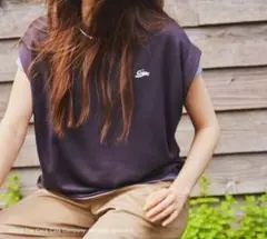ROPÉ PICNIC　ラメ入りミニ裏毛フレンチスリーブTシャツ
