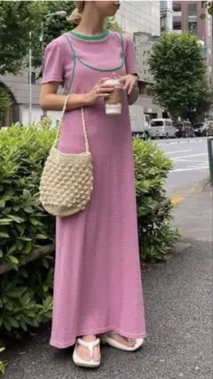 新品❤︎HELLO.SANFRANCISCO Tee付きボーダーキャミワンピース