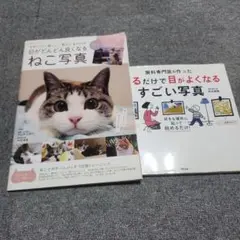 目がどんどん良くなるねこ写真 すごい写真 2冊セット