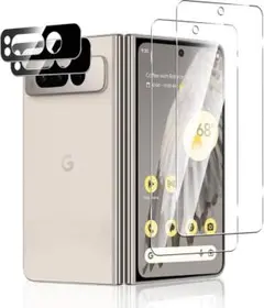 Google pixel Fold ガラスフィルムカメラフィルム 2枚セット