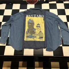Cabela's denim print big shirt