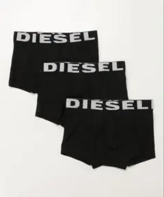 DIESEL ボクサーパンツ 3枚セット ブラック　16Y