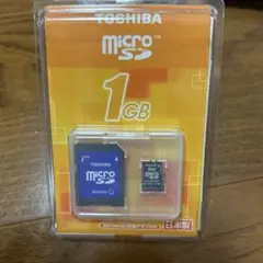 TOSHIBA microSD 1GB 日本製