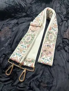 特価a-4インド刺繍リボン※ショルダーストラップ スマホストラップ　送料込み太幅
