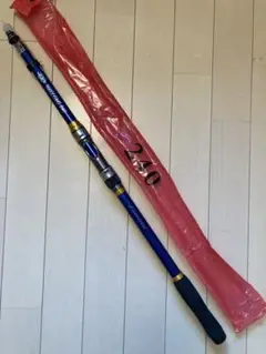 ⭐︎お手頃価格⭐︎ロッド カーボン 2.4m ブルー 釣具 船竿 GHOTDA