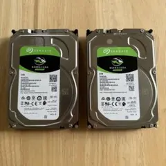 Seagate Barracuda 6TB HDD 2台セット