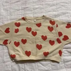 ハートスウェット　100サイズ