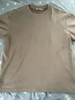 UNIQLO エアリズム Tシャツ XL ベージュ　メンズ