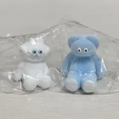umao Plush Doll フィギュアコレクション　しろねこ・くま
