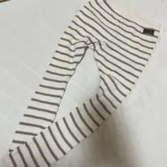 アプレレクール　ボーダーリブレギンス130cm
