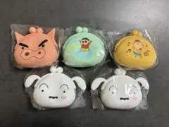 クレヨンしんちゃん　シリコンがま口　コインケース　5個セット
