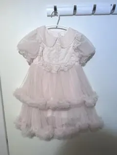 薄いピンクのフリルドレス MLL