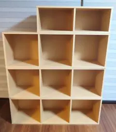 廃盤品！無印良品3段パルプボード×4個セット(うちスリム1)