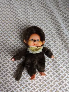 もんちっち ぬいぐるみ レアな椅子付き【年代物】モンチッチ　手作り服付 もんちっち ぬいぐるみ レアな椅子付き【年代物】モンチッチ