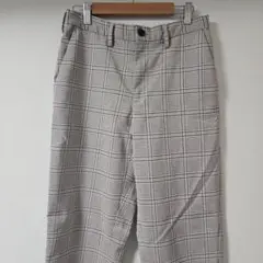 GU メンズ Sチェックパンツ