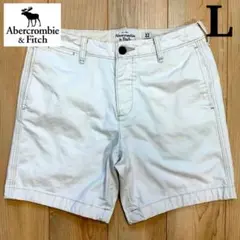 Abercrombie&Fitch アバクロ ショート チノ ホワイト 32 L