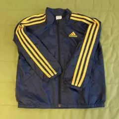 adidas ストライプジャケット 120サイズ ネイビー