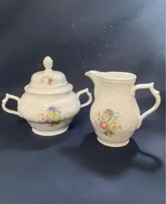 【ローゼンタール】クラシックローズ　シュガーポット＆クリーマー