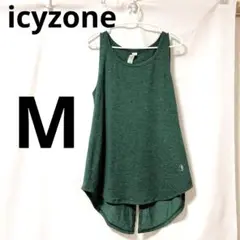 icyzoneグリーンバックオープン M ヨガ　トレーニング　タンクトップ