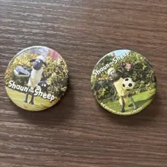 ひつじのショーン Shaun the Sheep 缶バッチ　ガチャ　送料込　匿名