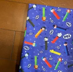 生地　ハギレ　〈pez ペッツ　スヌーピー ⑤ プリントブルー〉